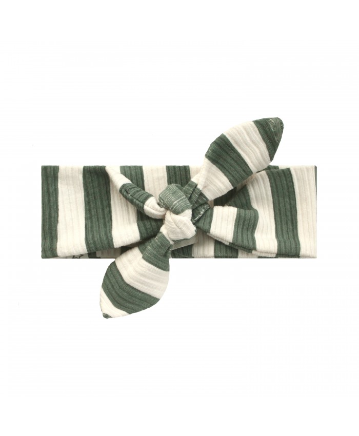 Your Whishes  Bold Stripes Headband  Old Green